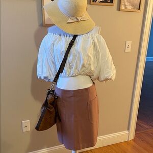 ZARA Elegant Off-Shoulder Blouse